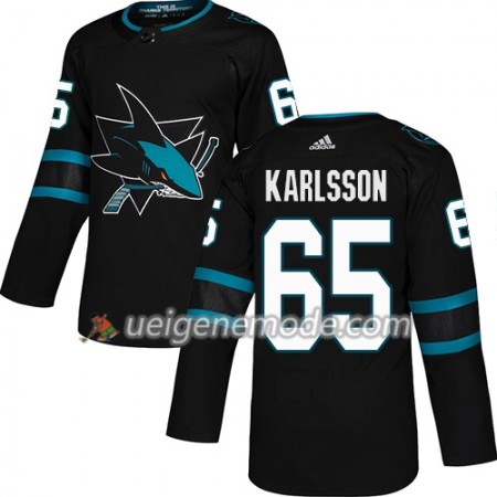 Herren Eishockey San Jose Sharks Trikot Erik Karlsson 65 Adidas Alternate 2018-19 Authentic